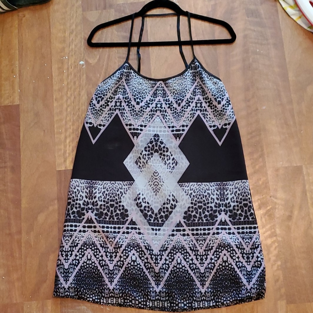 Buffalo geometric animal print dress